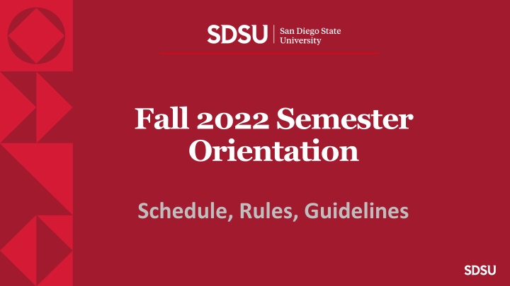 fall 2022 semester orientation