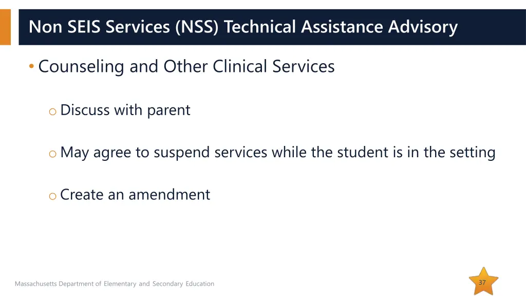 non seis services nss technical assistance 1