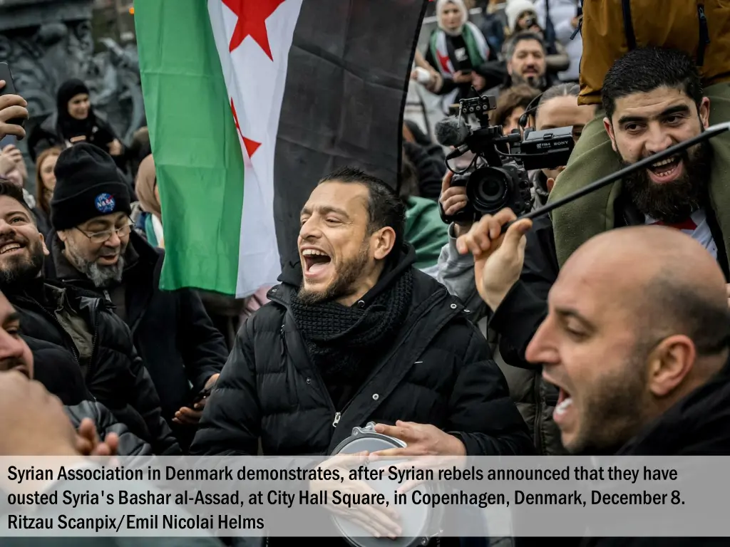 syrian association in denmark demonstrates after