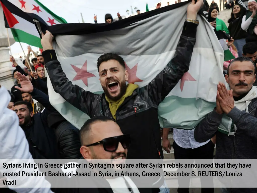 syrians living in greece gather in syntagma 1