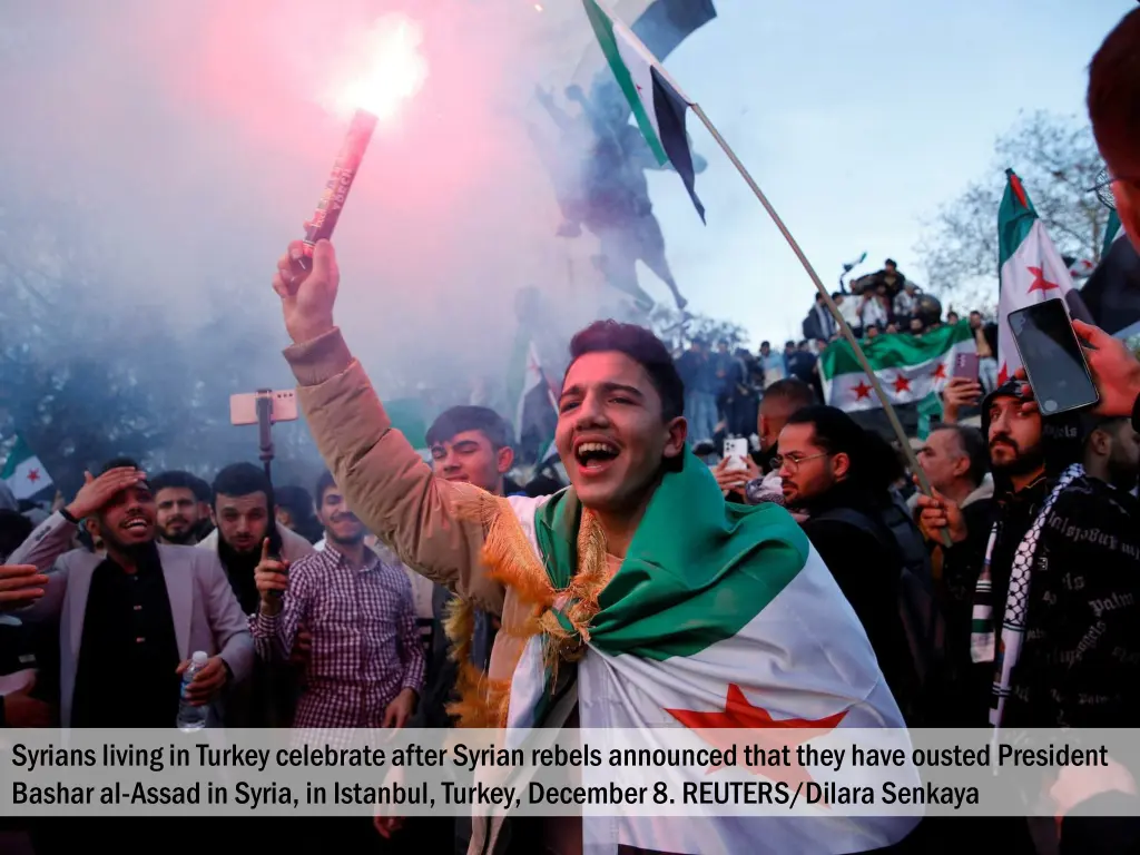 syrians living in turkey celebrate after syrian 1