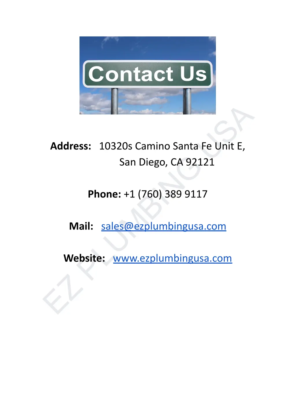 ez plumbing usa