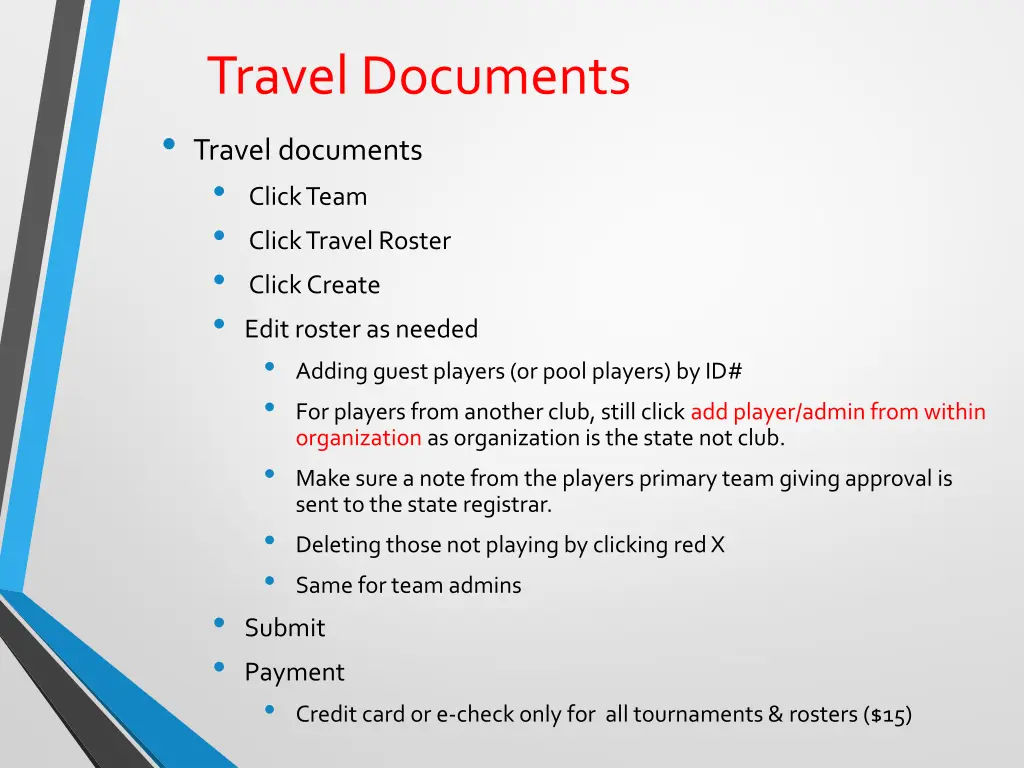 travel documents travel documents click team