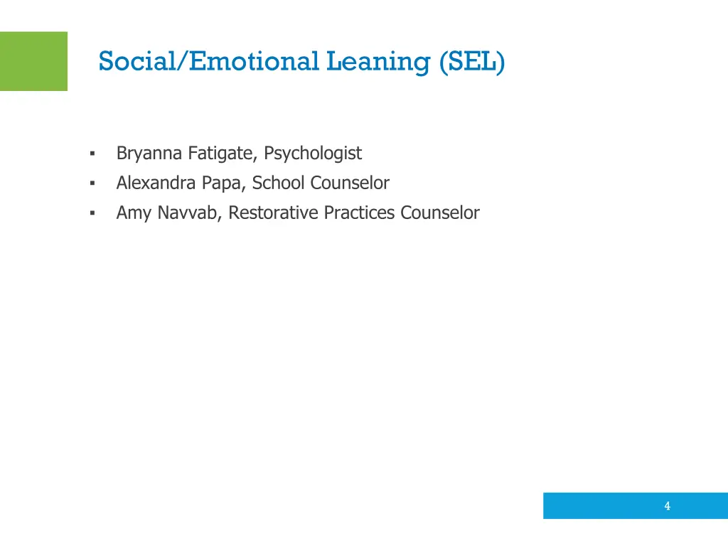 social emotional leaning sel