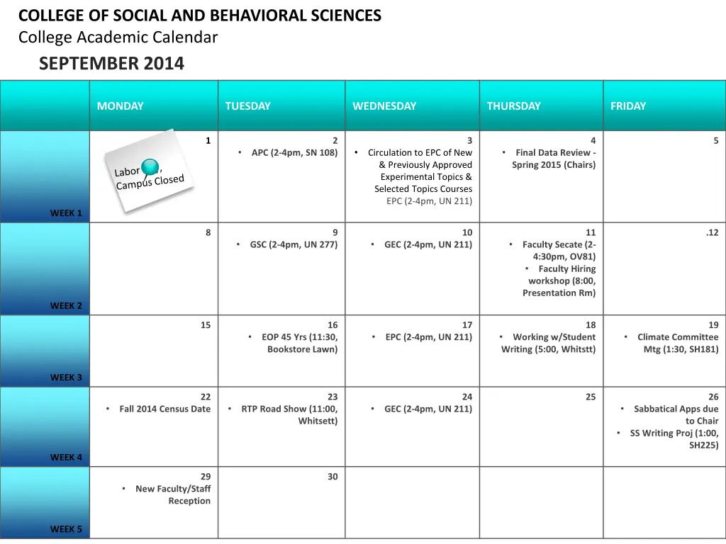 college of social and behavioral sciences college 1