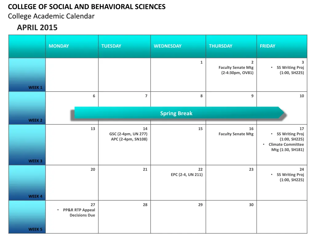 college of social and behavioral sciences college 8