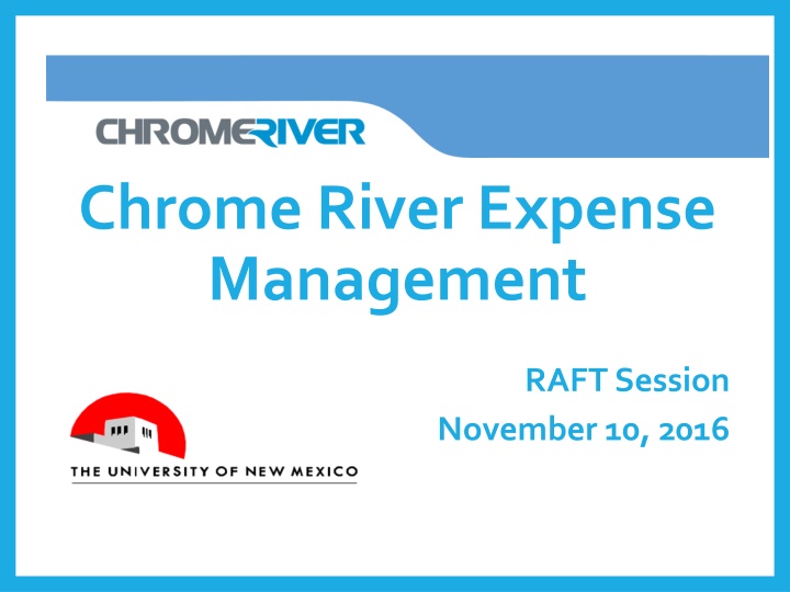 chrome river expense management