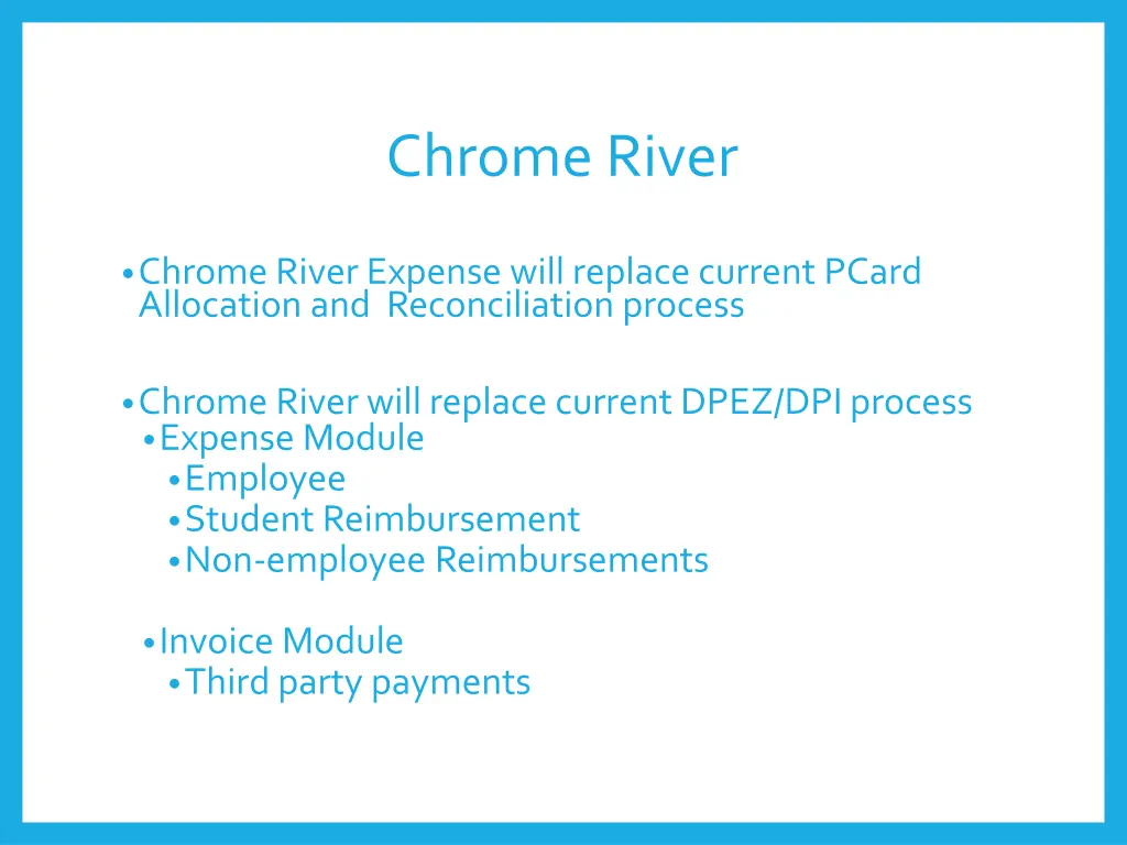 chrome river