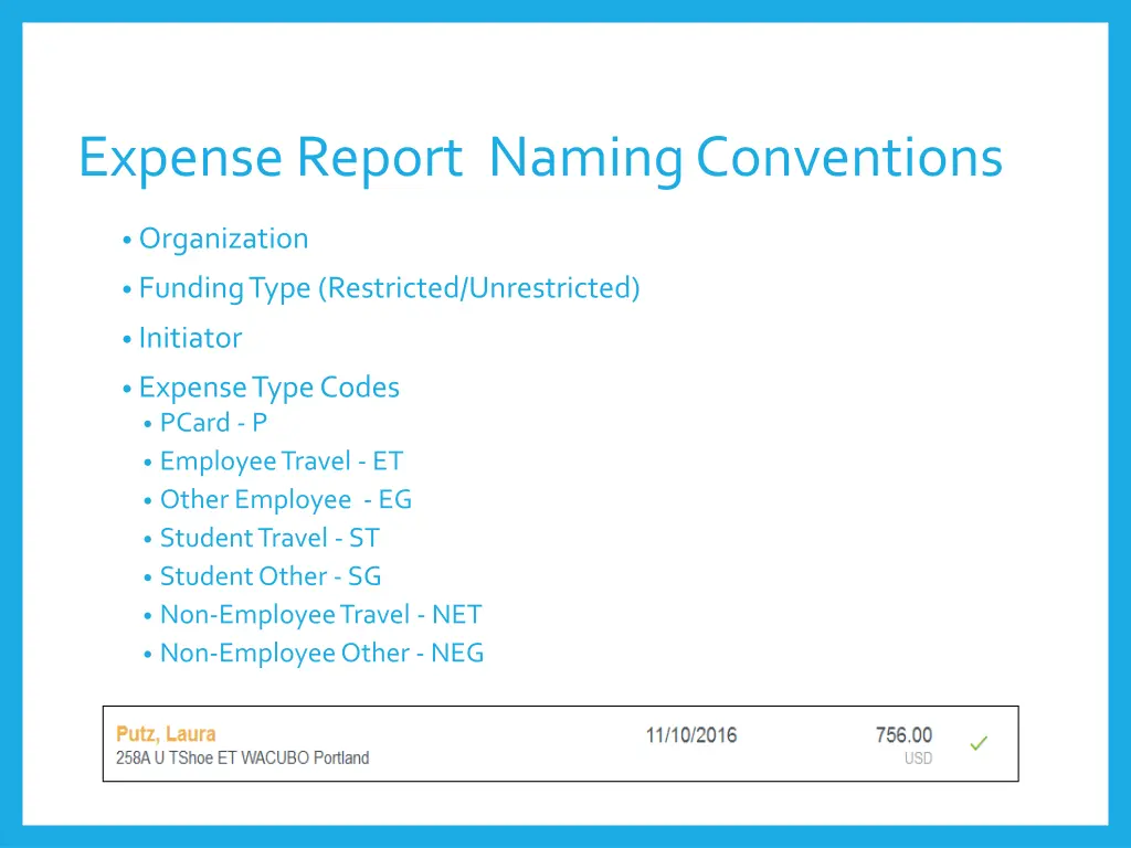 expense report naming conventions 1