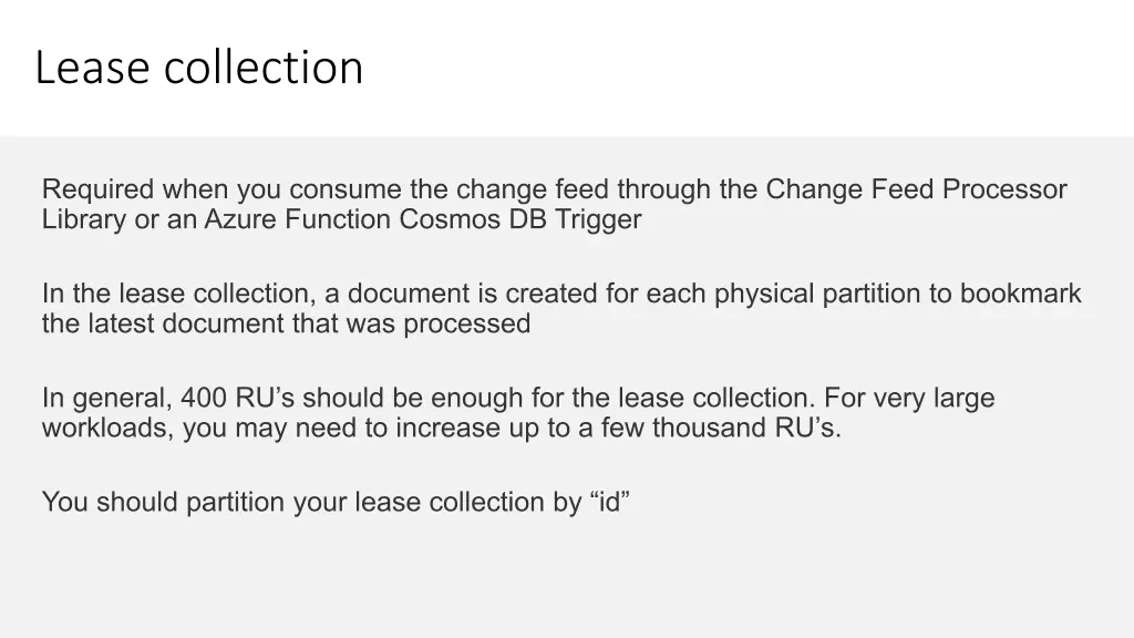 lease collection