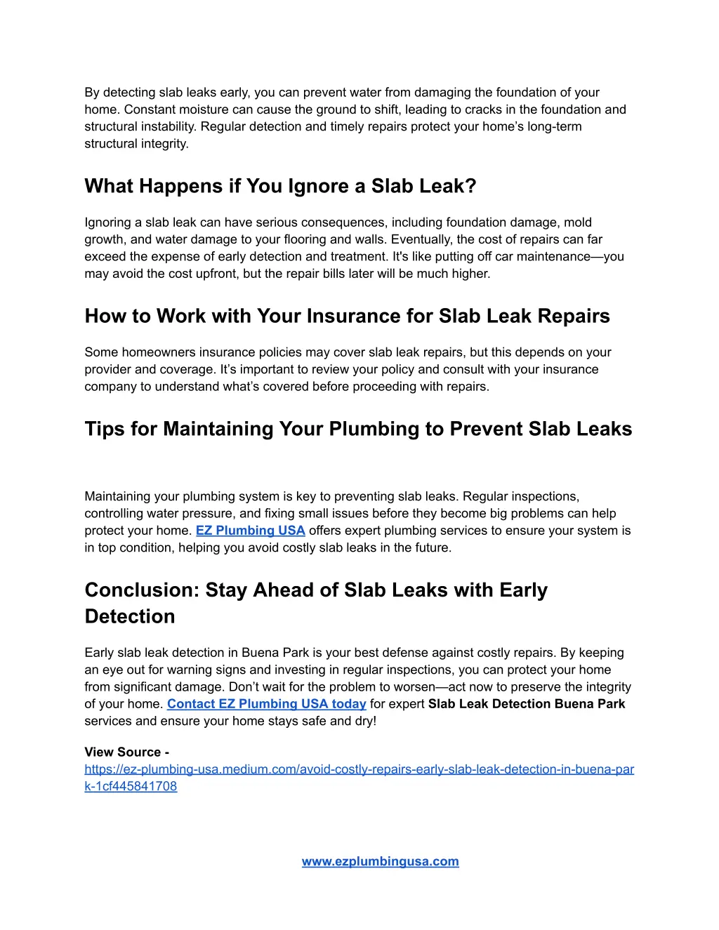 by detecting slab leaks early you can prevent