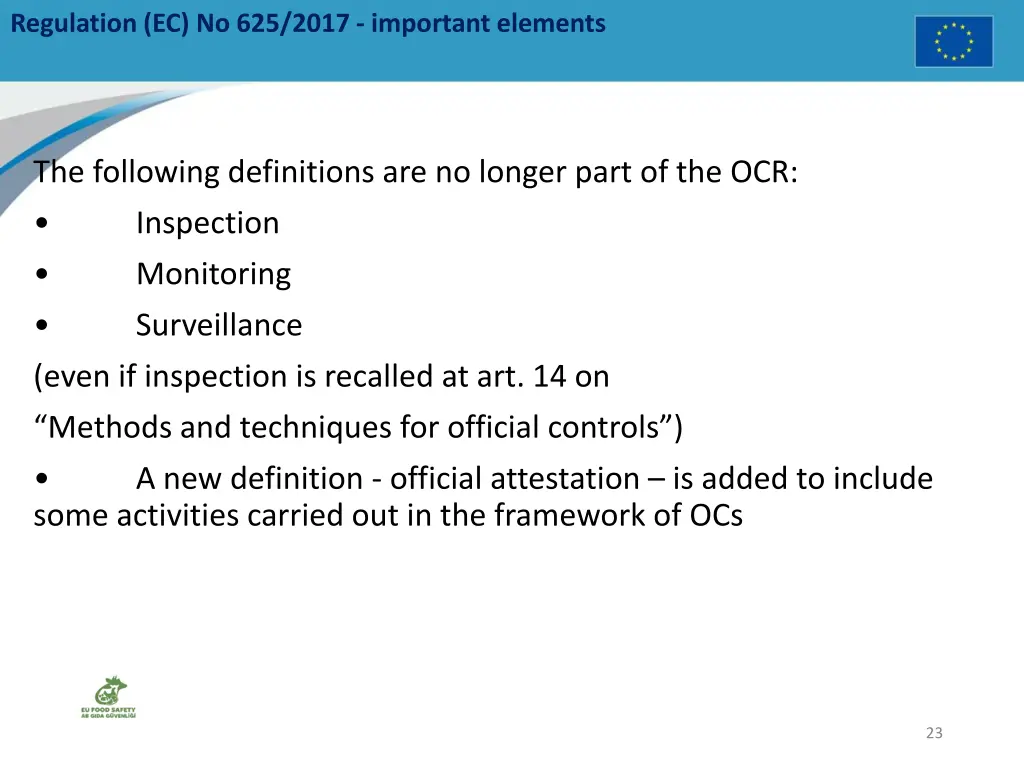 regulation ec no 625 2017 important elements 3