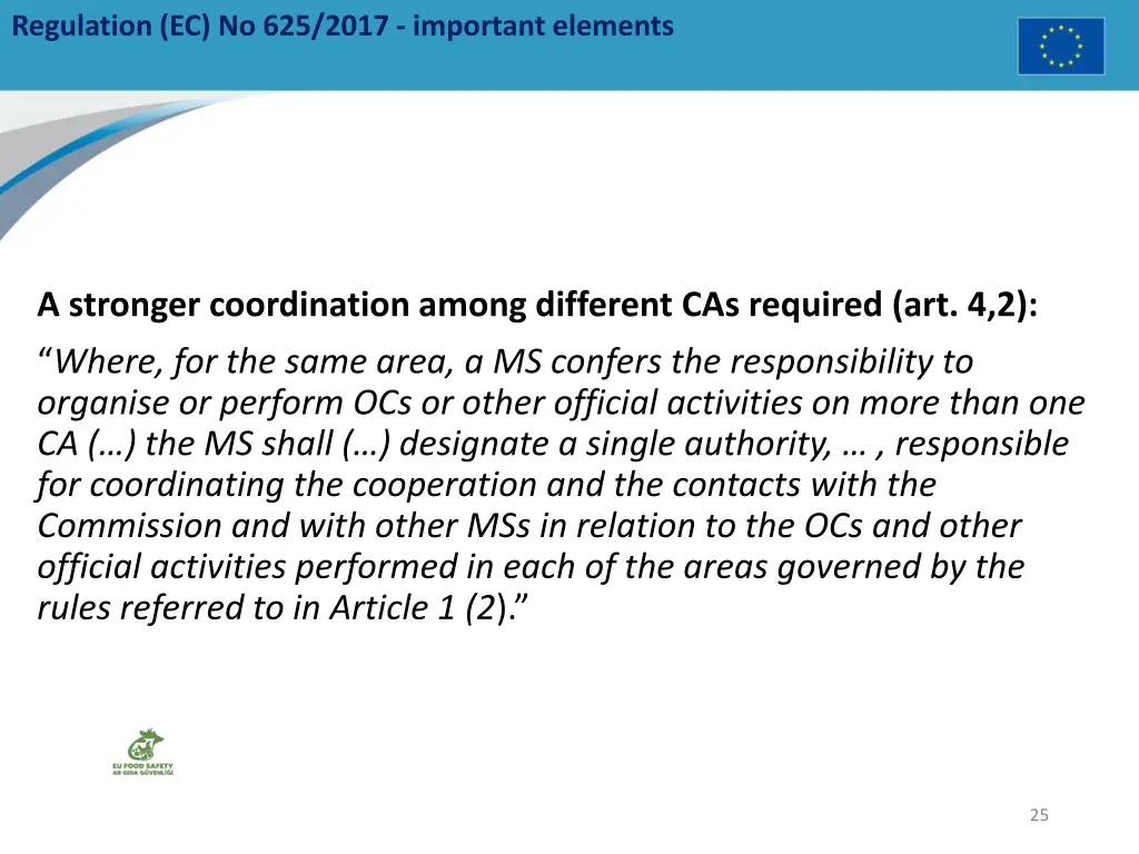 regulation ec no 625 2017 important elements 5