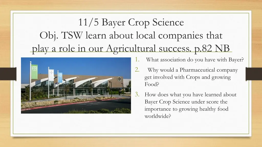 11 5 bayer crop science obj tsw learn about local