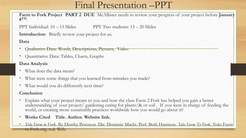 final presentation ppt