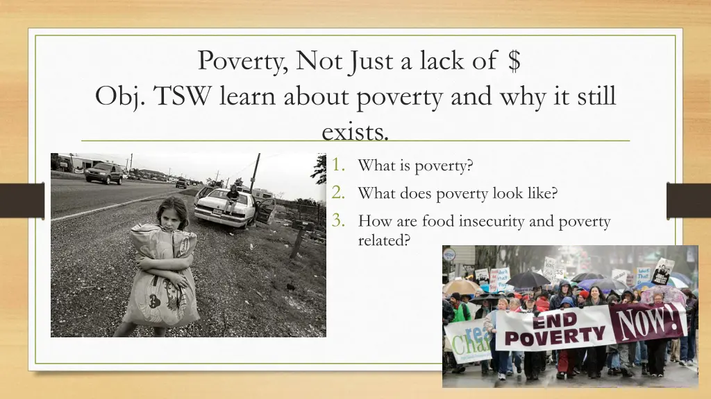 poverty not just a lack of obj tsw learn about