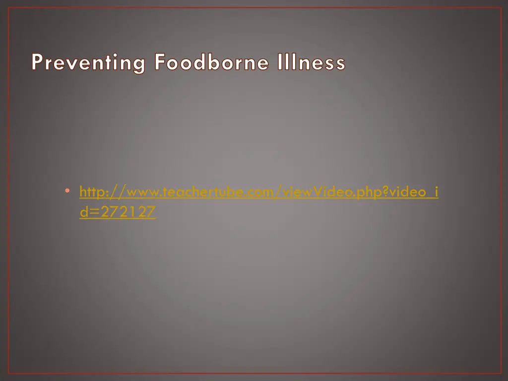 preventing foodborne illness