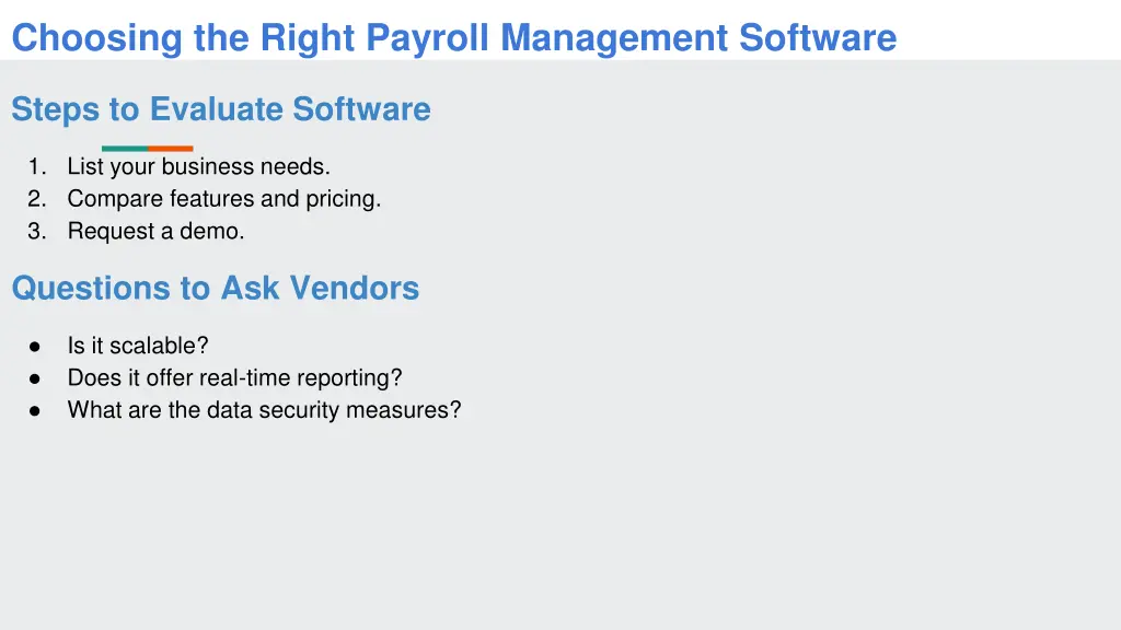 choosing the right payroll management software