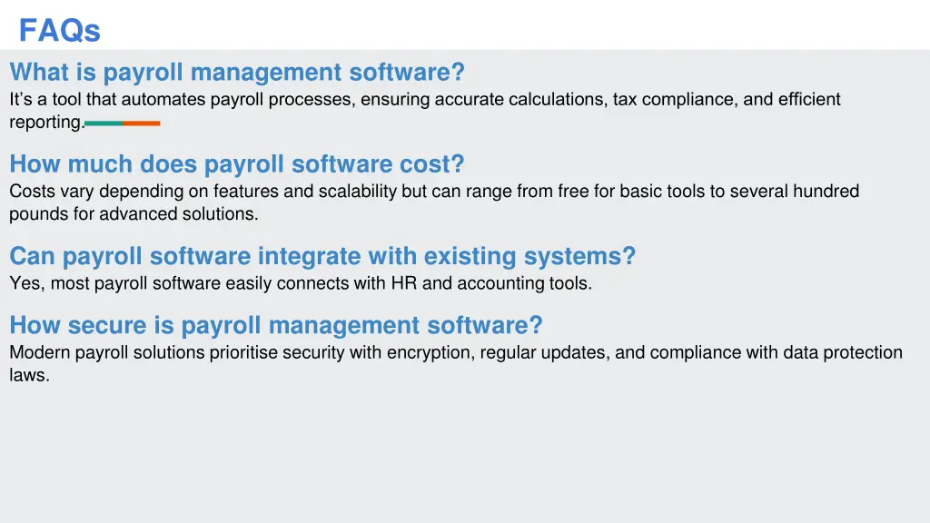 faqs what is payroll management software