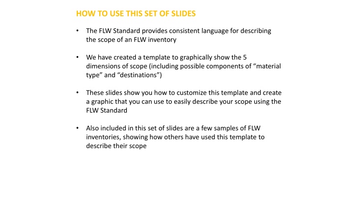 how to use this set of slides