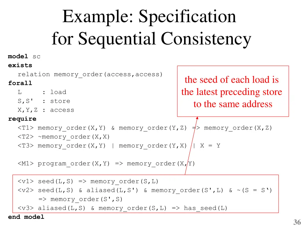 example specification for sequential consistency 3