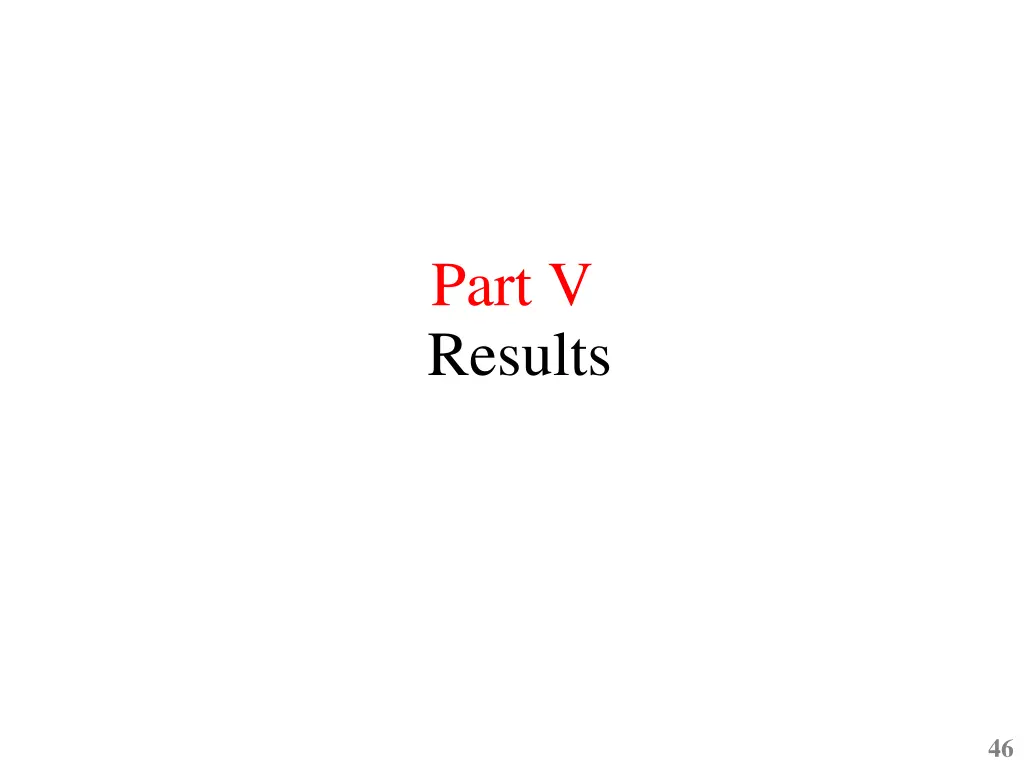 part v results