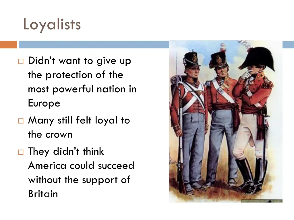 loyalists 1