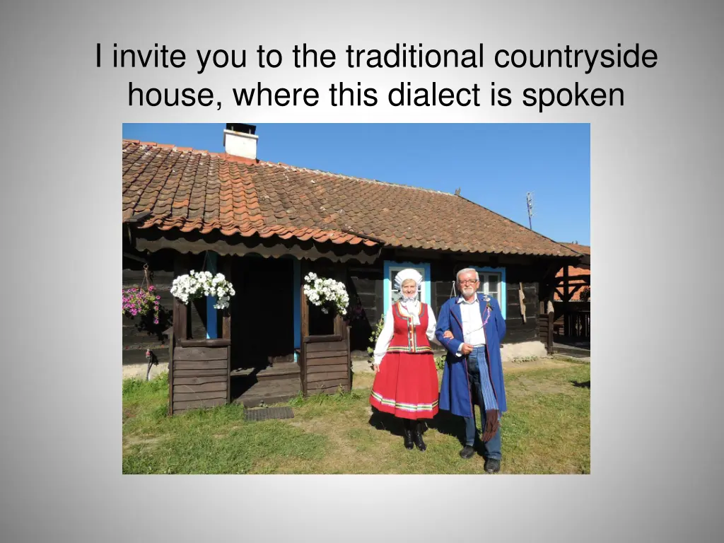 i invite you to the traditional countryside house