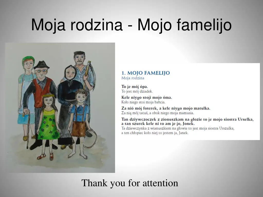 moja rodzina mojo famelijo