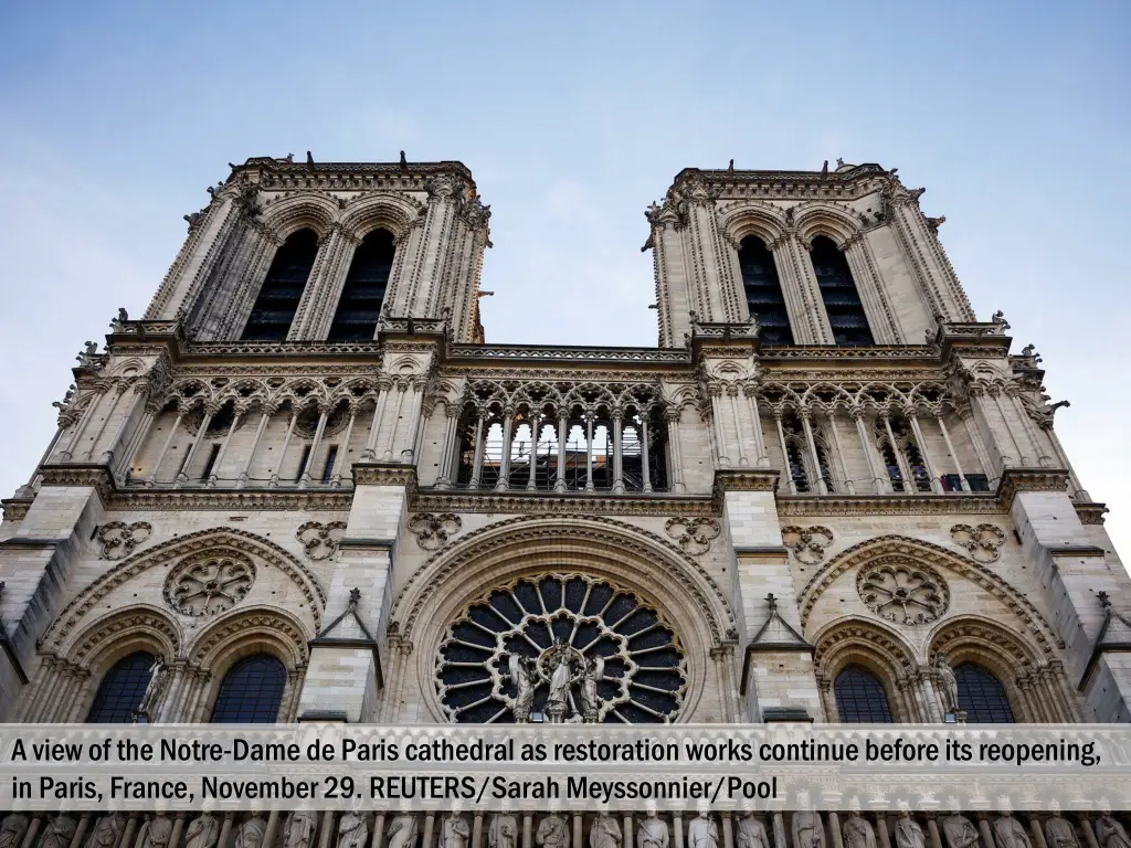 a view of the notre dame de paris cathedral