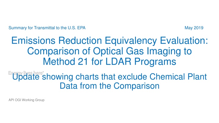 summary for transmittal to the u s epa