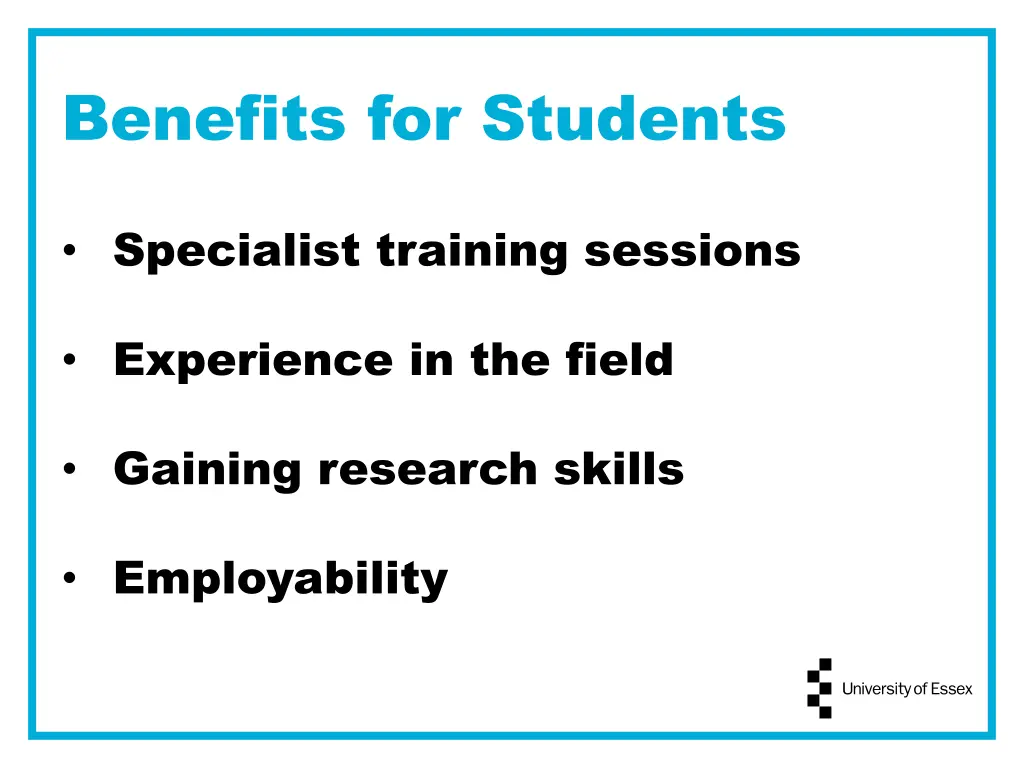 benefits for students