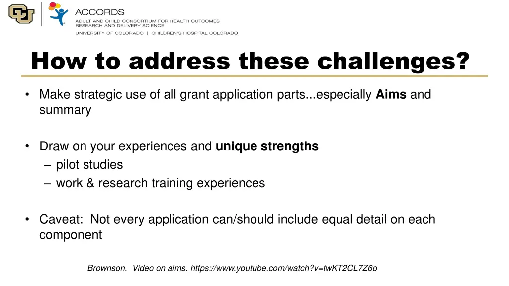 how to address these challenges