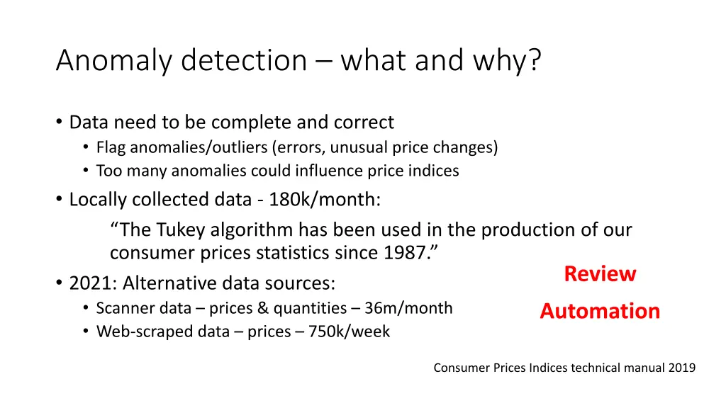 anomaly detection what and why