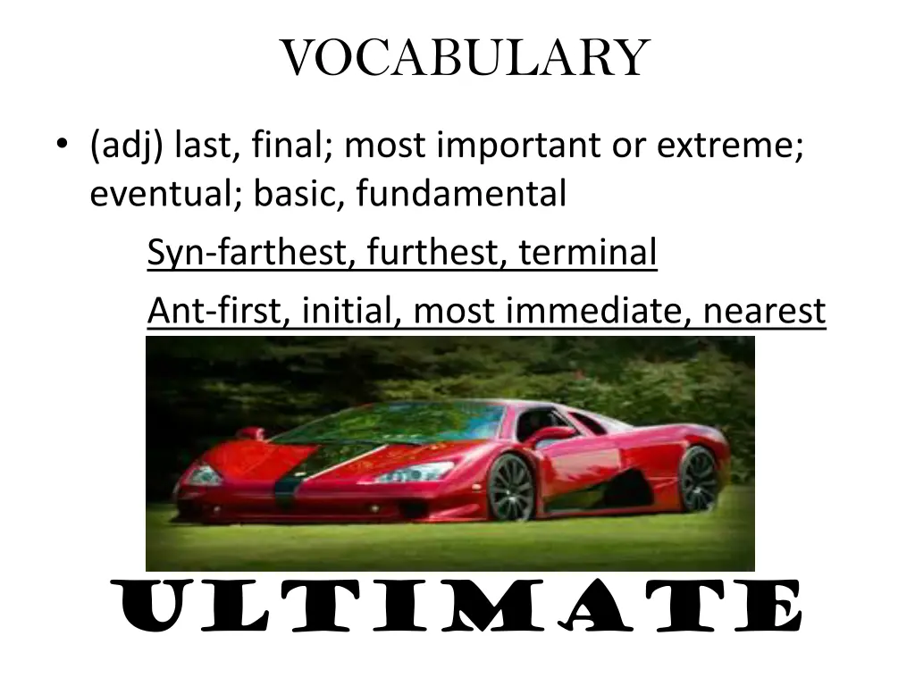 vocabulary 9