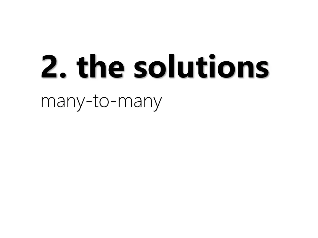 2 the solutions