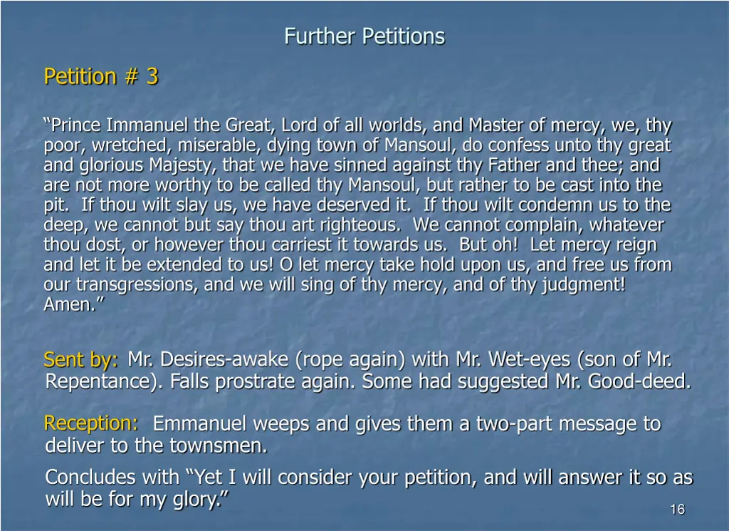 further petitions 2