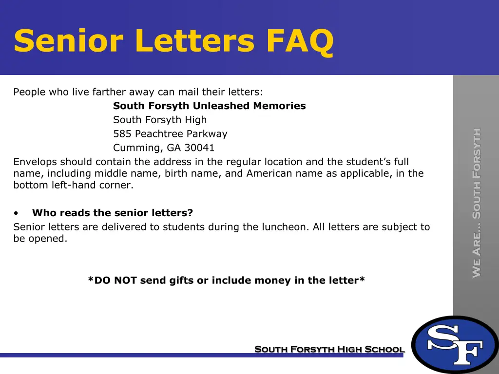 senior letters faq 2