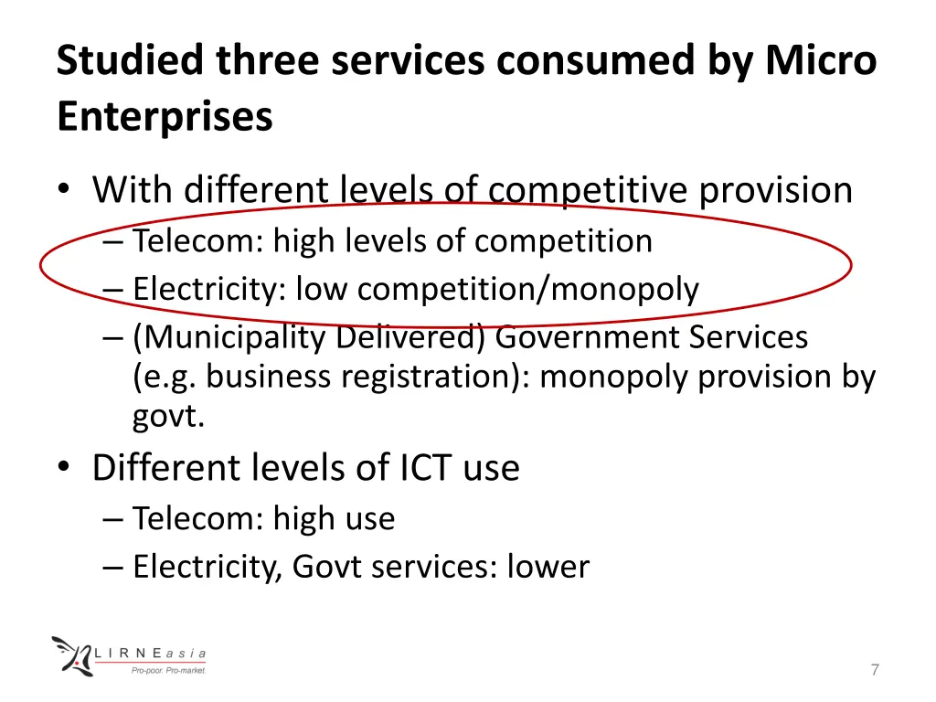 studied three services consumed by micro