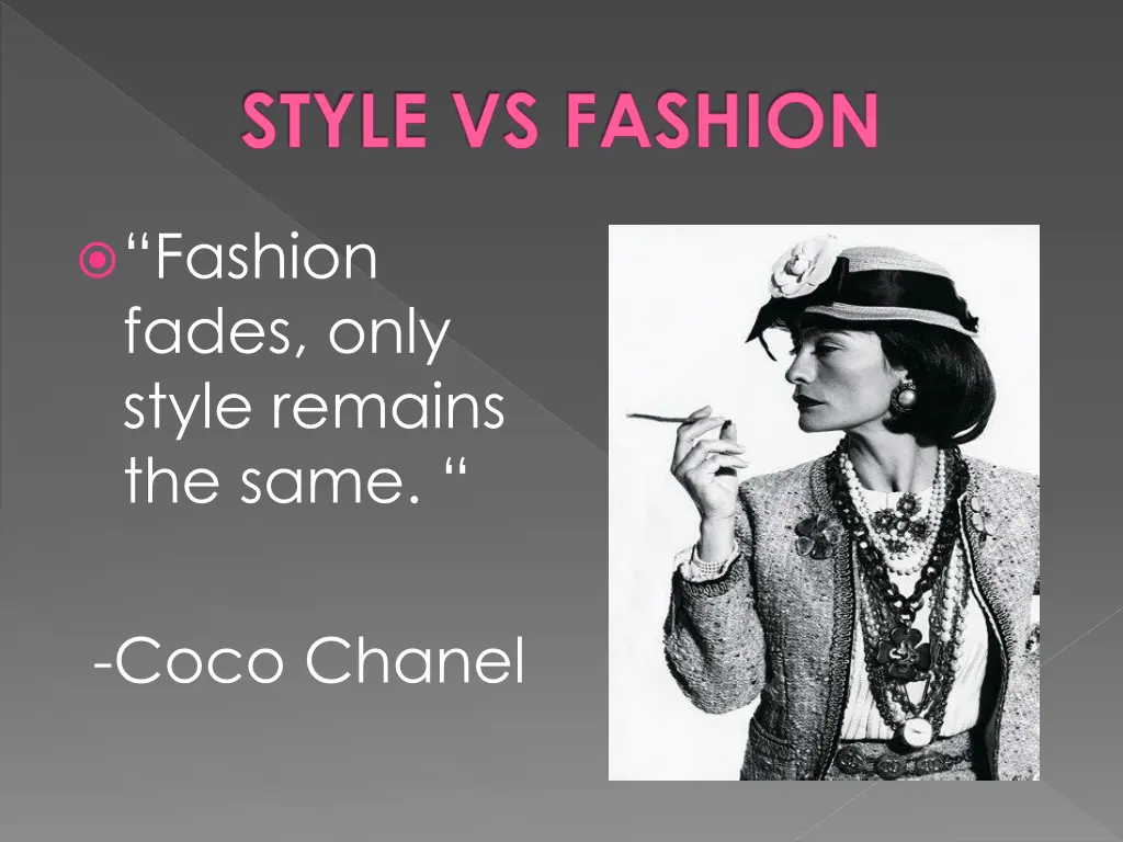 style vs fashion