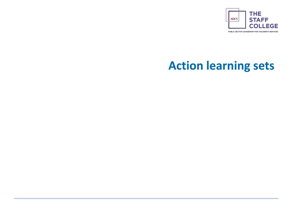 action learning sets