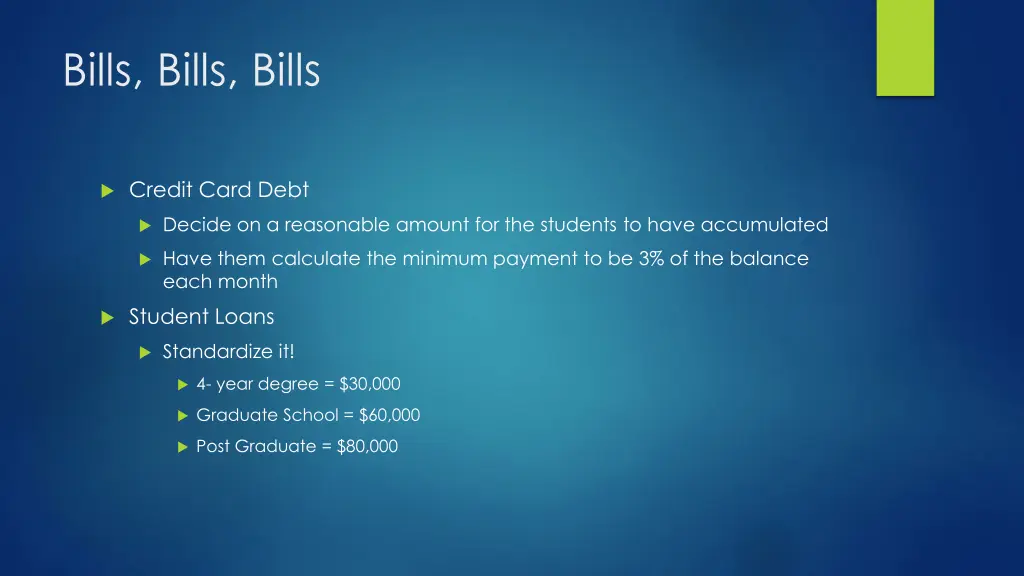 bills bills bills