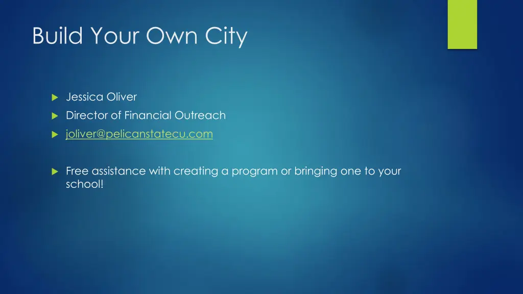 build your own city