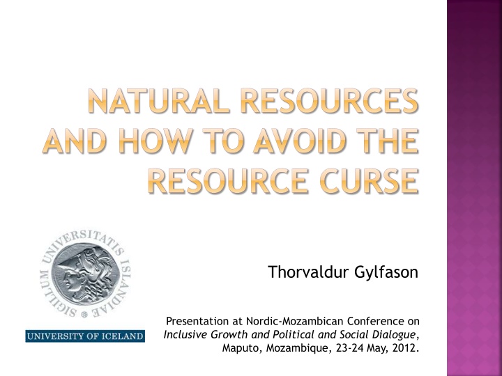 natural resources and how to avoid the resource