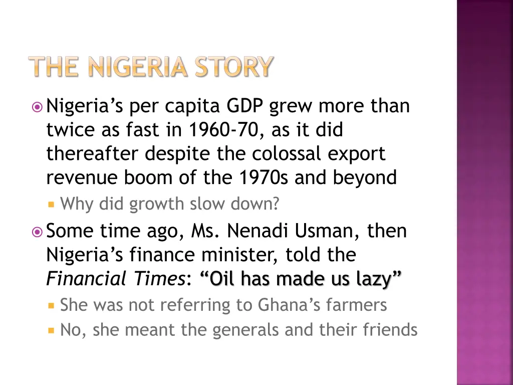 the nigeria story