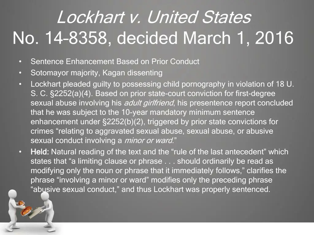 lockhart v united states no 14 8358 decided march