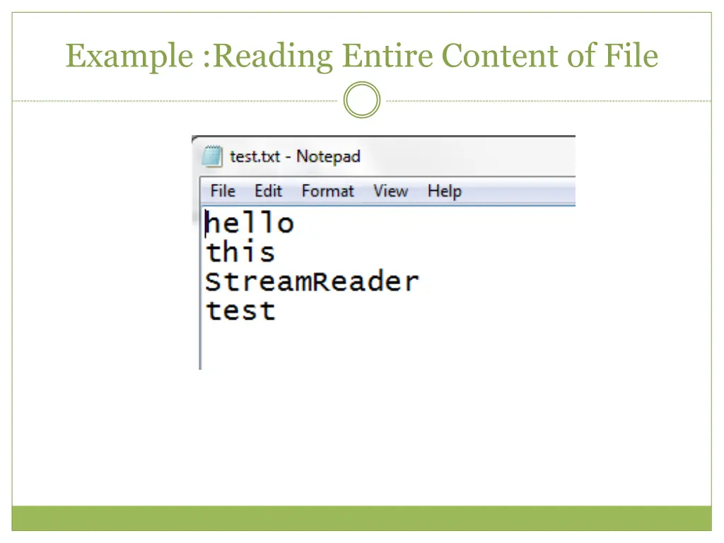 example reading entire content of file