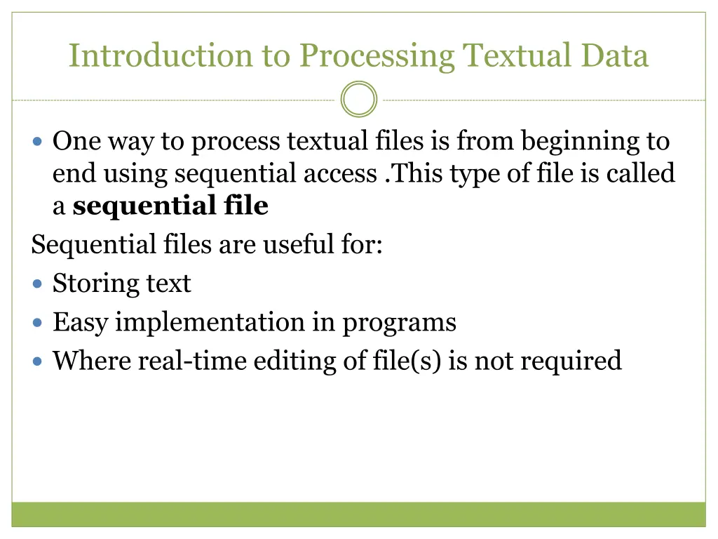 introduction to processing textual data