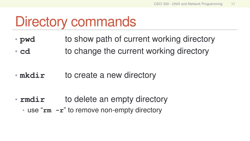 csci 330 unix and network programming 10