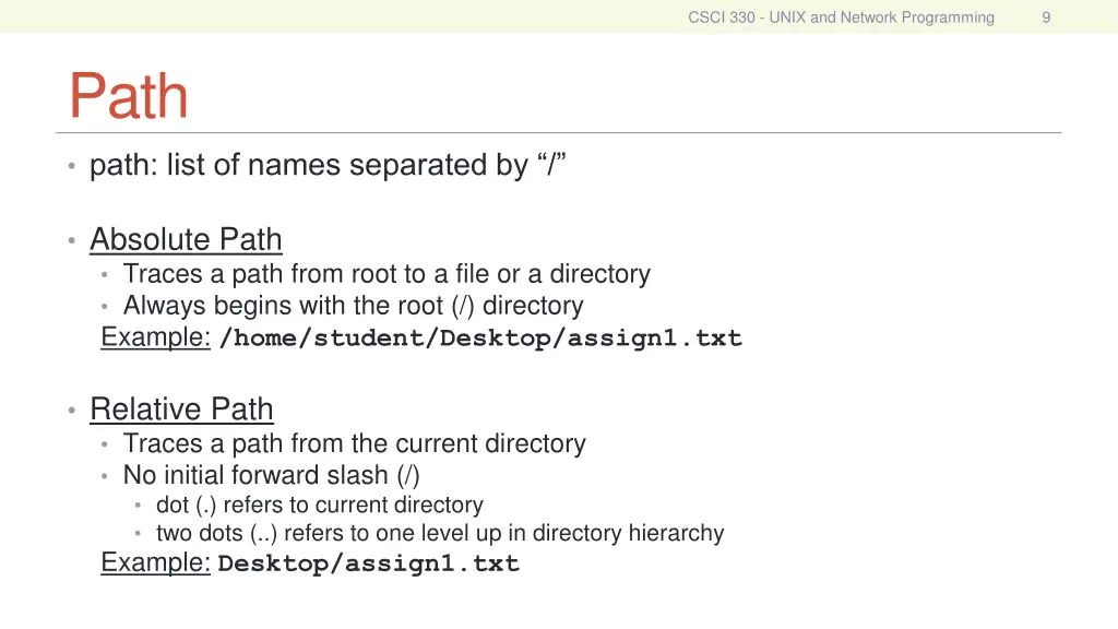 csci 330 unix and network programming 8